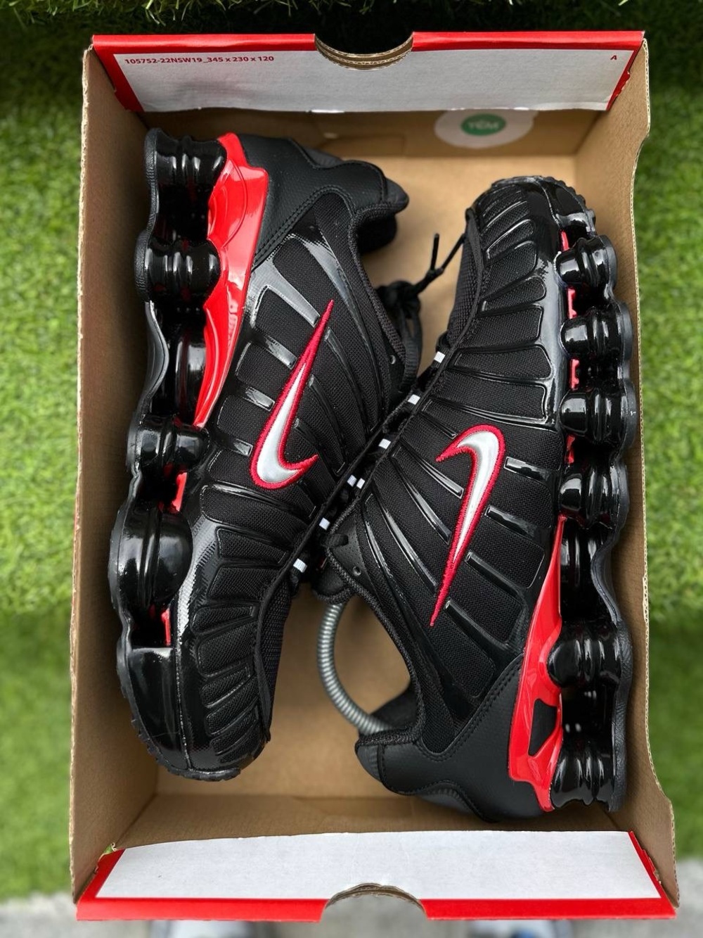 Nike Shox TL Black University Red Men’s Shoes Brand New